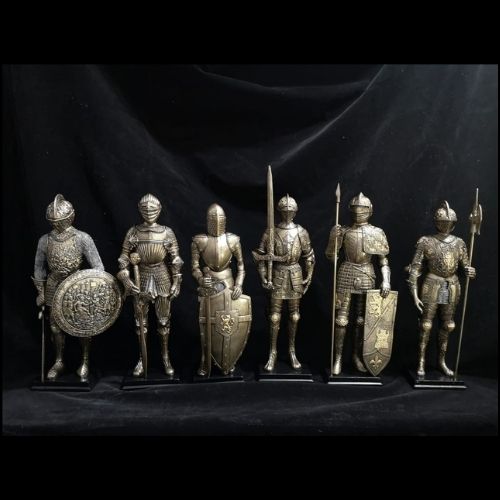 Caballeros, armadura y espartanos